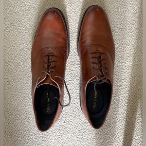 Like NEW - Cole Haan Men's Tan Leather Oxfords